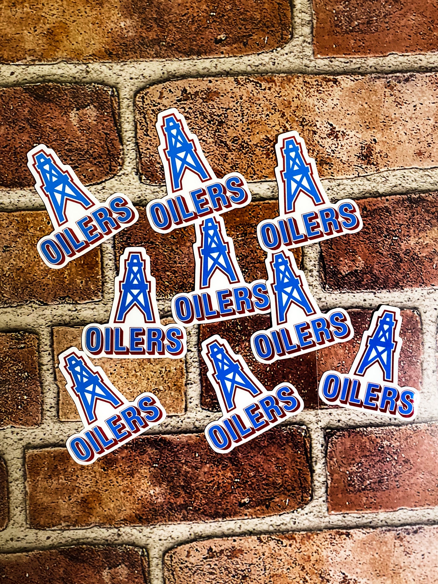 Oilers Die Cut Sticker